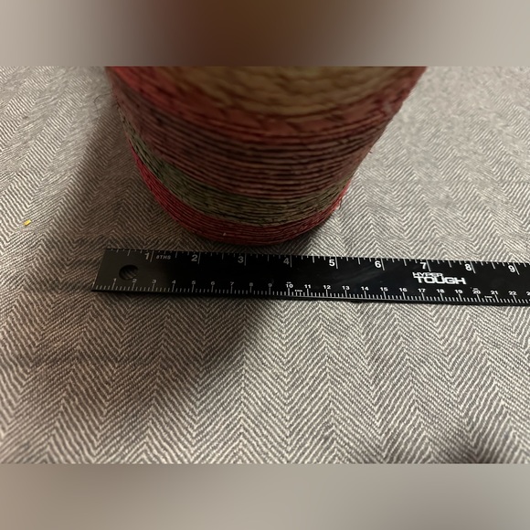 Large Shoulder Multi-Color Straw Bag - Picture 6 of 7